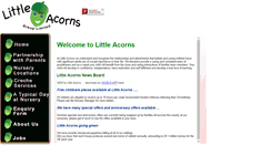 Desktop Screenshot of littleacornsgroup.com