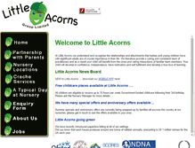 Tablet Screenshot of littleacornsgroup.com